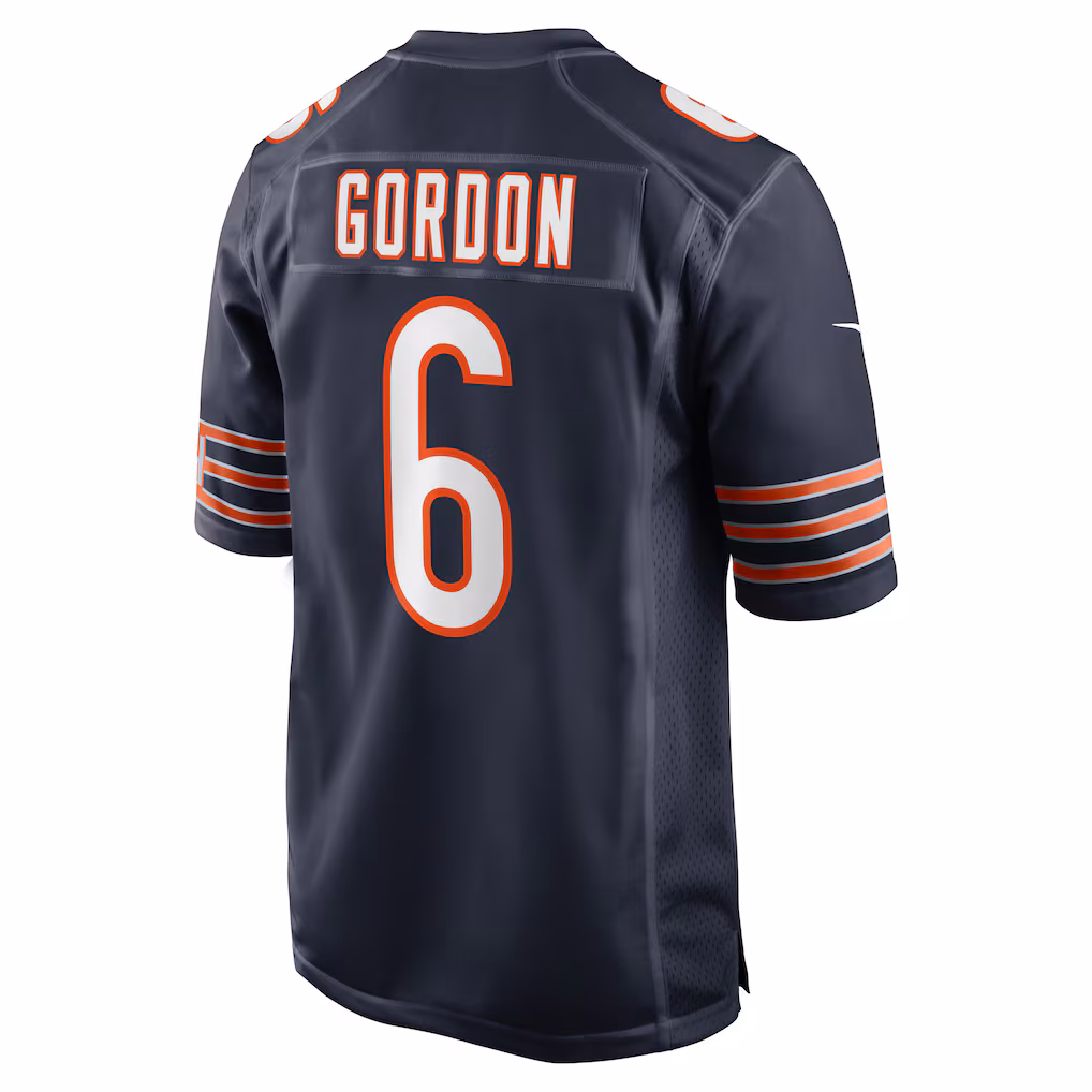 Kyler Gordon Chicago Bears Nike Game Player Jersey - Navy - PersonalJerseys