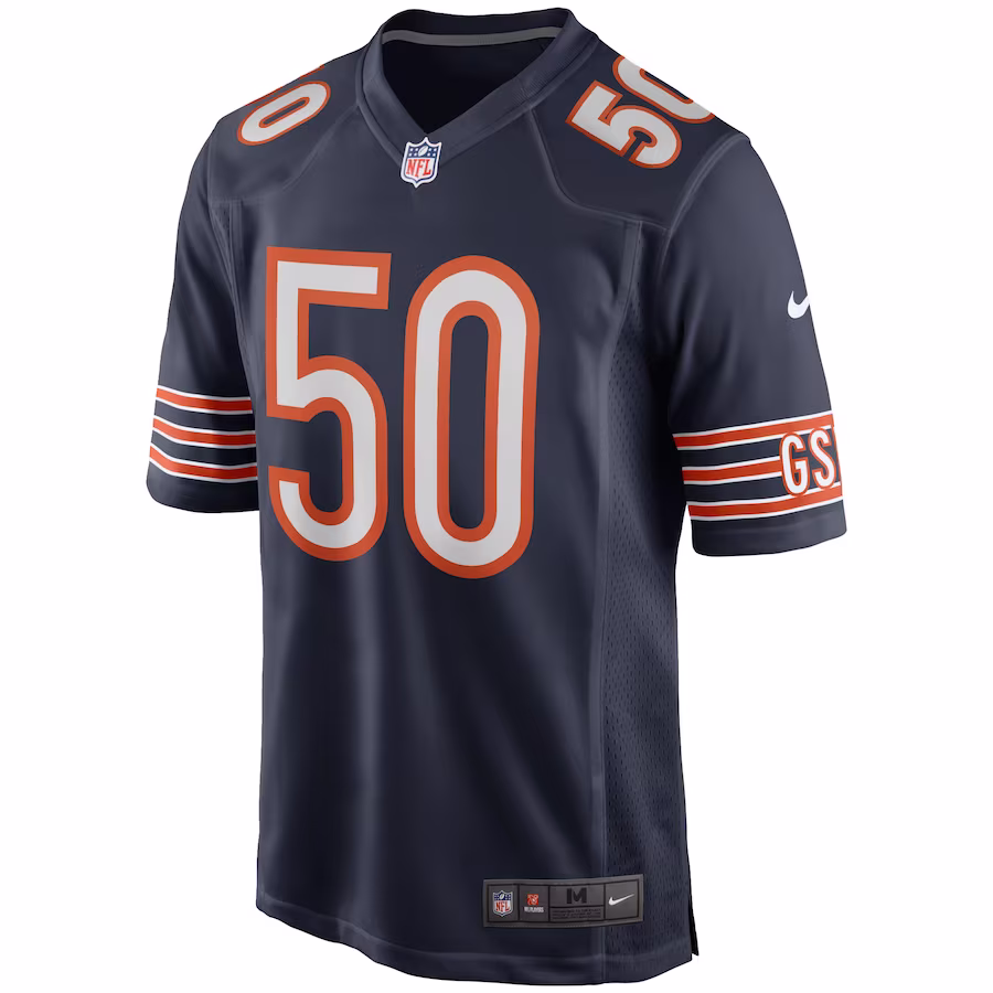 Mike Singletary Chicago Bears Nike Game Retired Player Jersey - Navy - PersonalJerseys