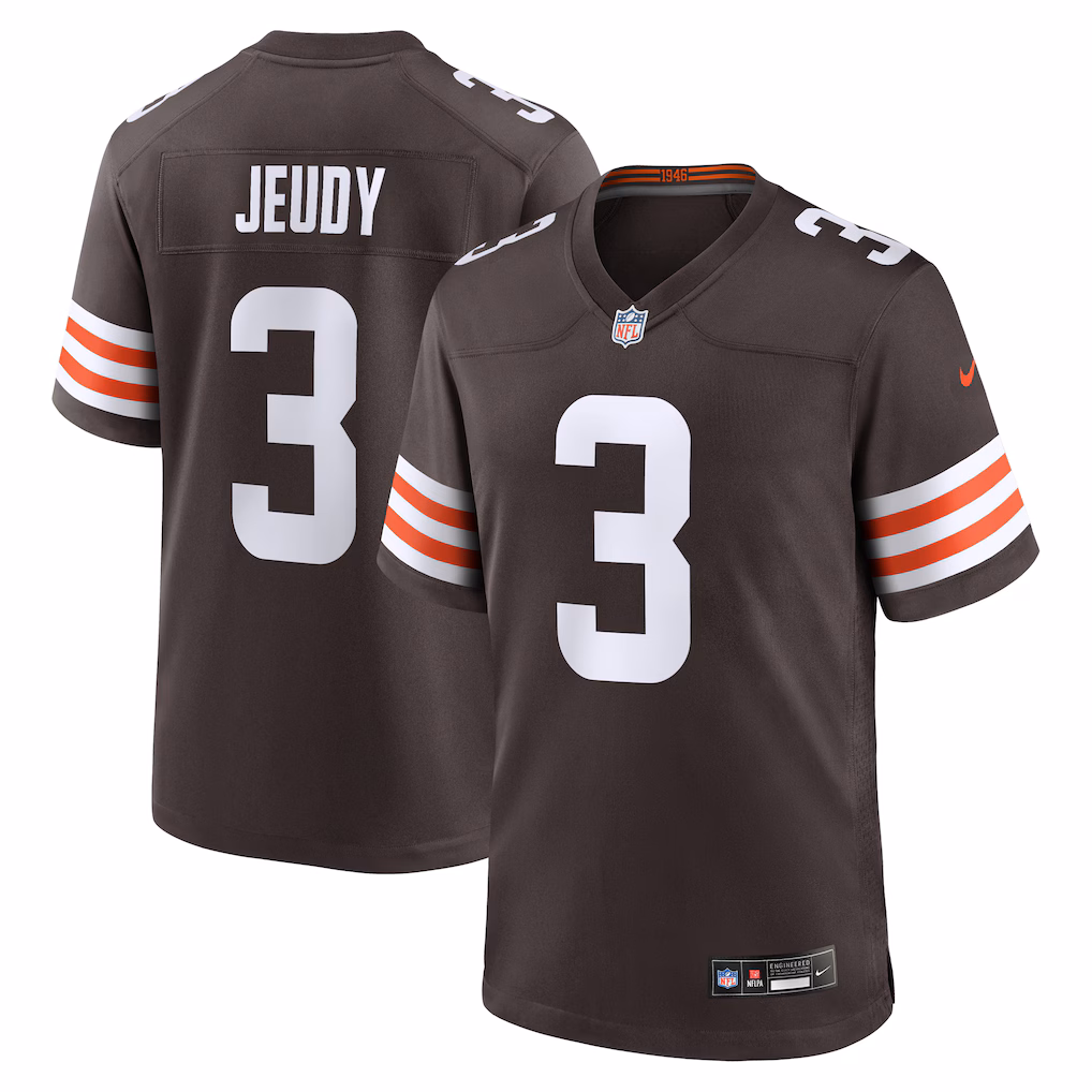 Jerry Jeudy Cleveland Browns Nike Game Jersey - Brown - PersonalJerseys