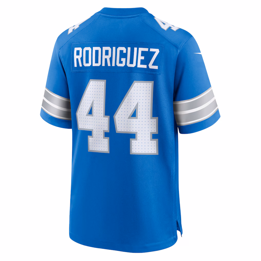 Malcolm Rodriguez Detroit Lions Nike Game Jersey - Blue - PersonalJerseys