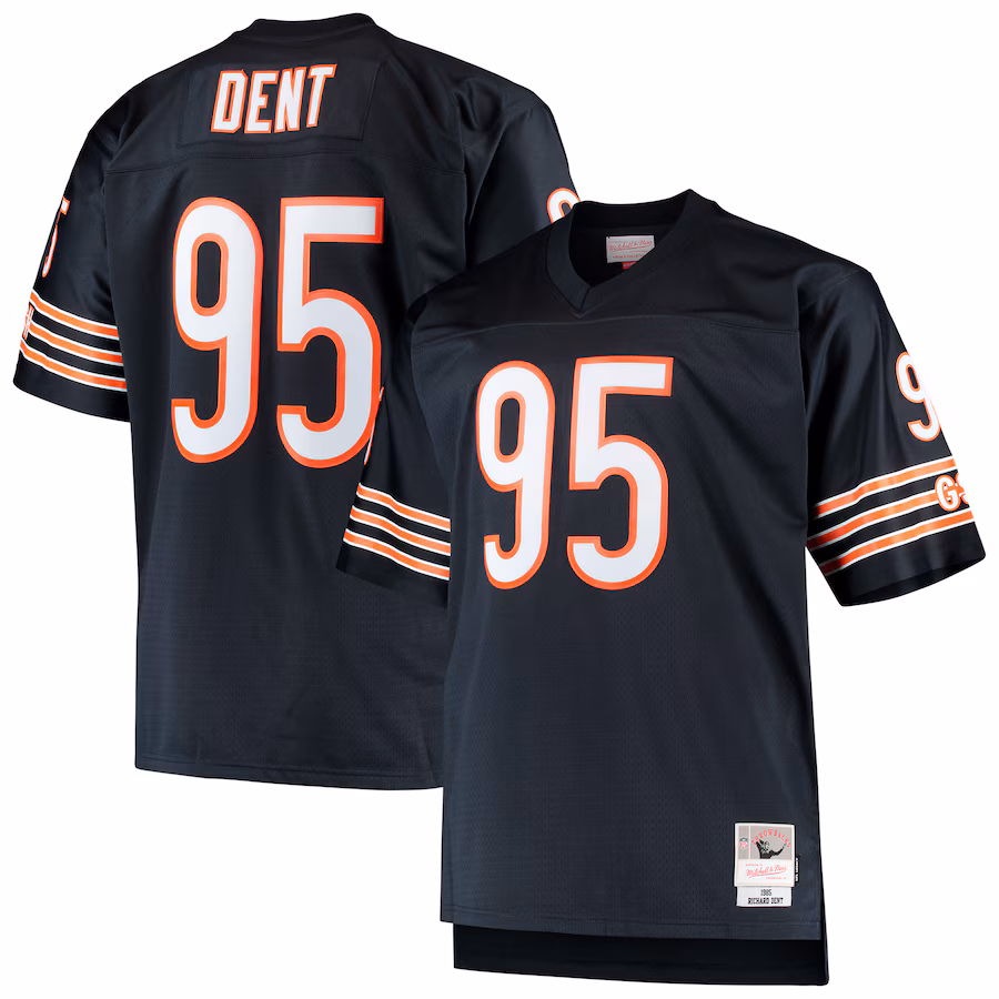 Richard Dent Chicago Bears Mitchell & Ness Big & Tall 1985 Retired Player Replica Jersey - Navy - PersonalJerseys