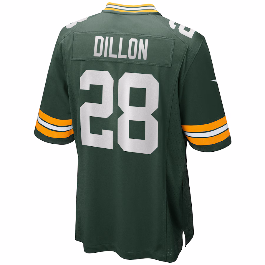Aj Dillon Green Bay Packers Nike Team Game Jersey - Green - PersonalJerseys