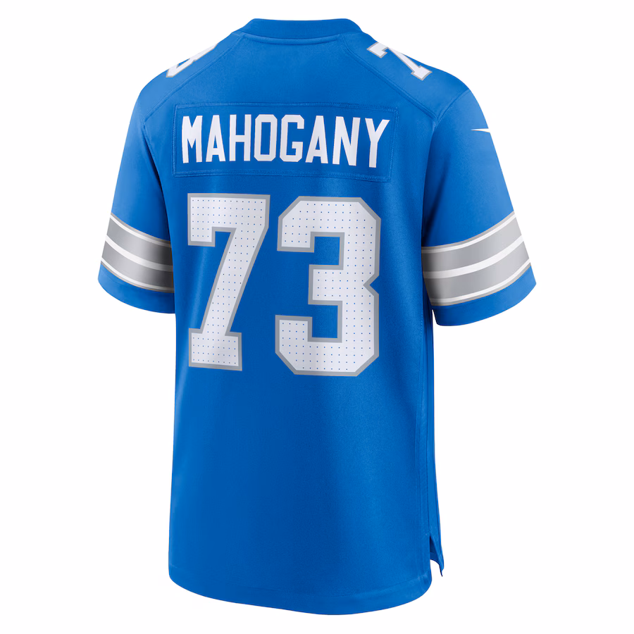 Christian Mahogany Detroit Lions Nike Team Game Jersey - Blue - PersonalJerseys