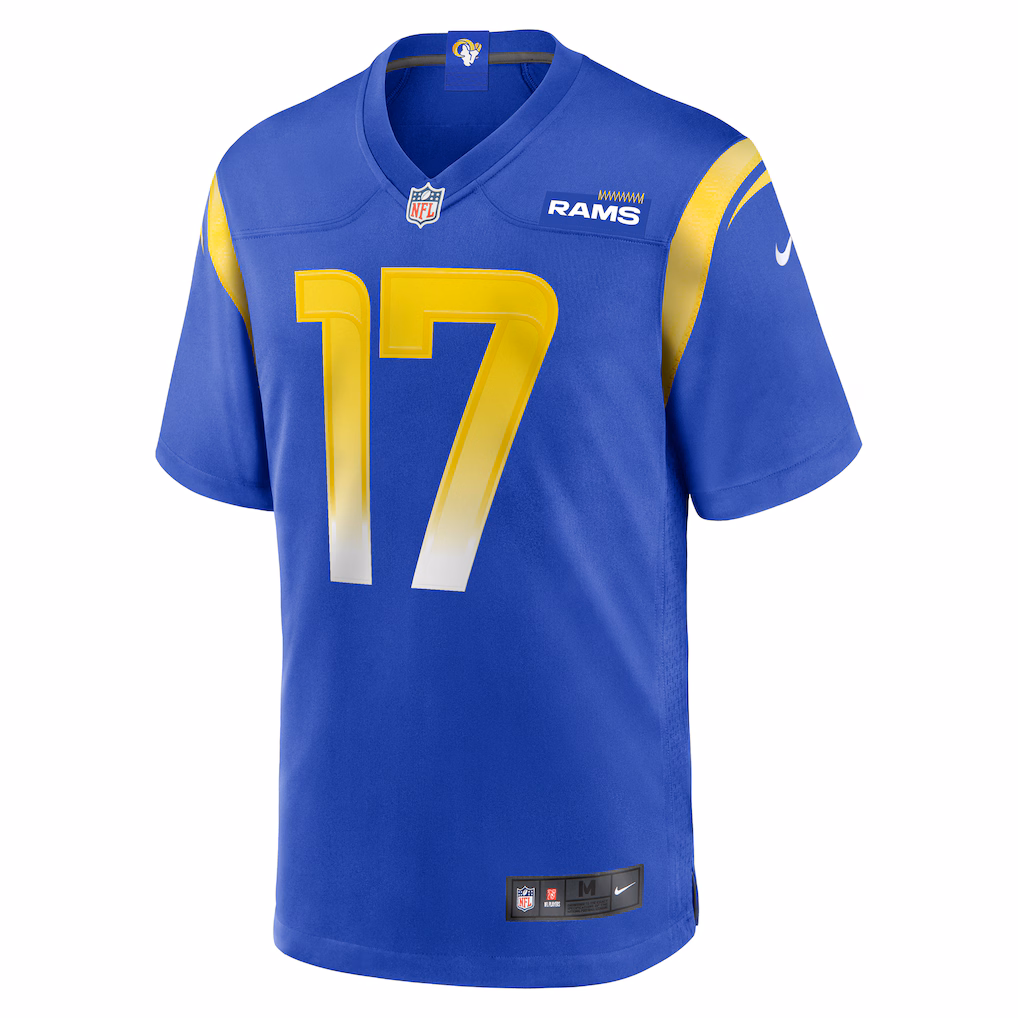 Puka Nacua Los Angeles Rams Nike Home Game Jersey - Royal - PersonalJerseys