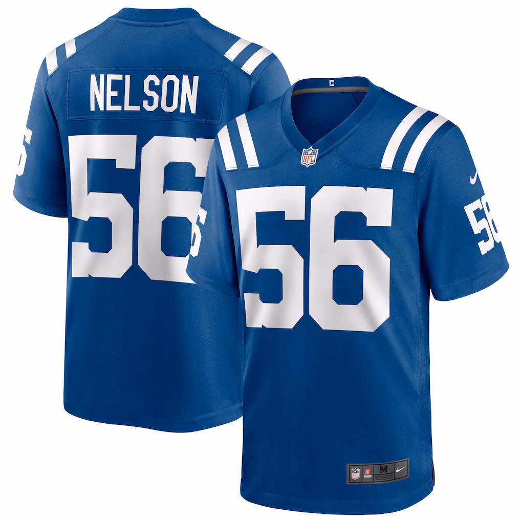 Quenton Nelson Indianapolis Colts Nike Player Game Jersey - Royal - PersonalJerseys