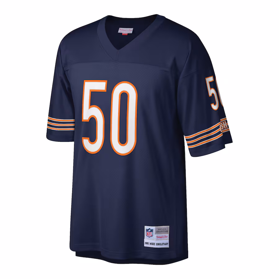 Mike Singletary Chicago Bears Mitchell & Ness Retired Player Legacy Replica Jersey - Navy - PersonalJerseys