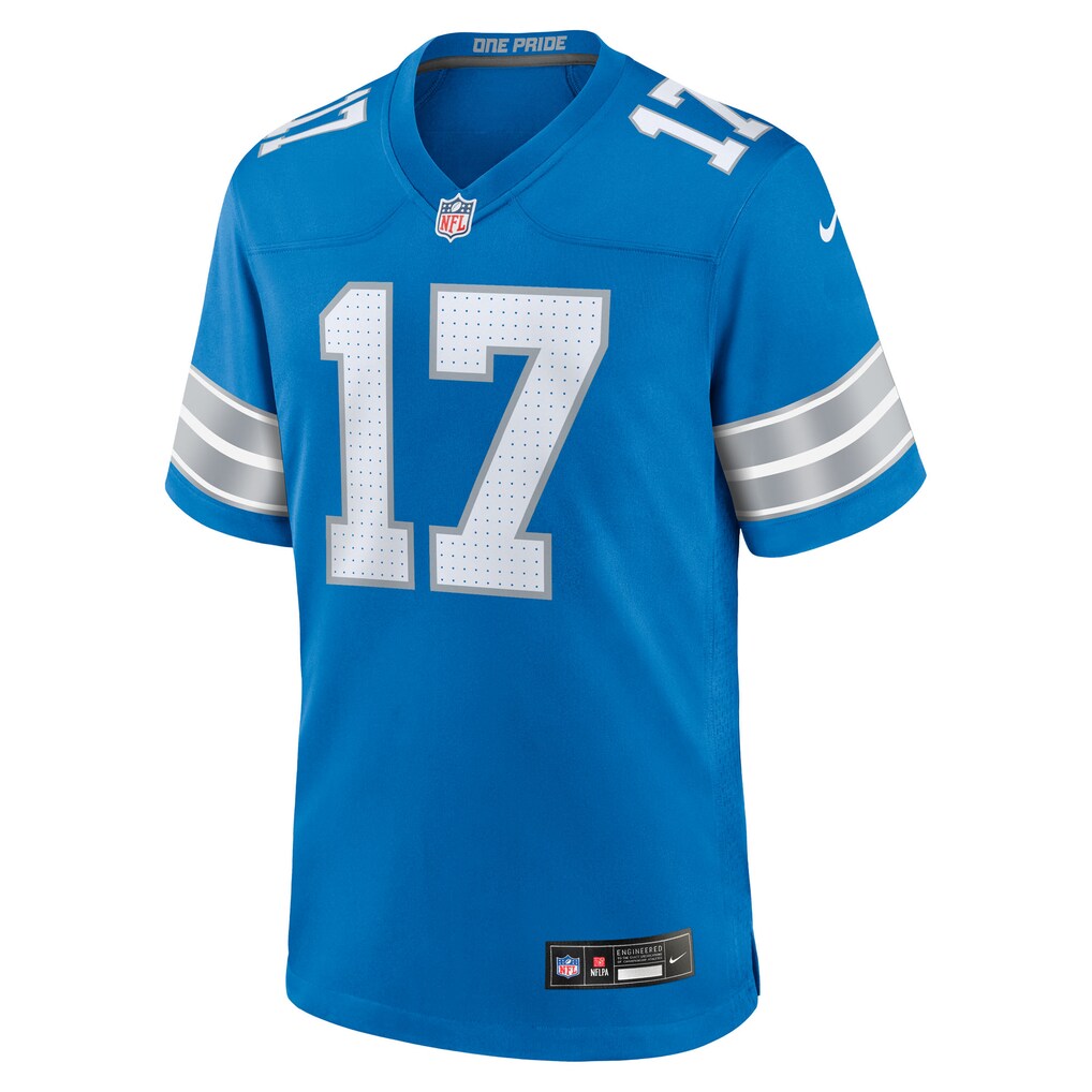 Dicaprio Bootle Detroit Lions Nike Team Game Jersey - Blue - PersonalJerseys