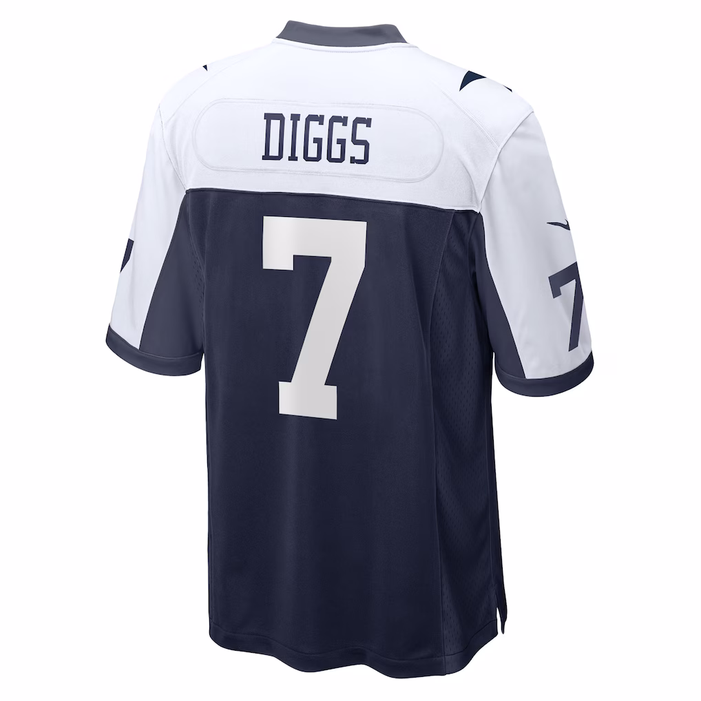 Trevon Diggs Dallas Cowboys Nike Alternate Game Team Jersey - Navy - PersonalJerseys