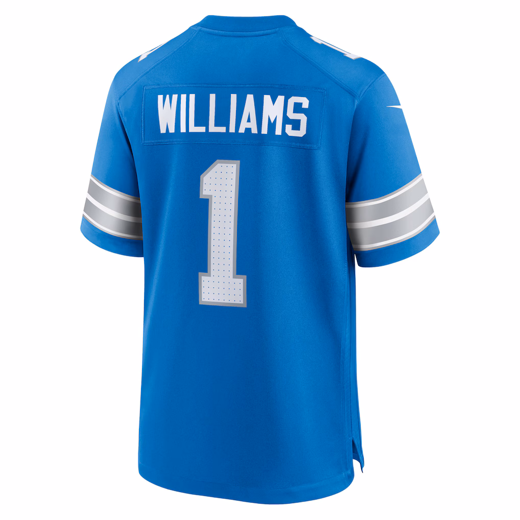 Jameson Williams Detroit Lions Nike Game Player Jersey - Blue - PersonalJerseys