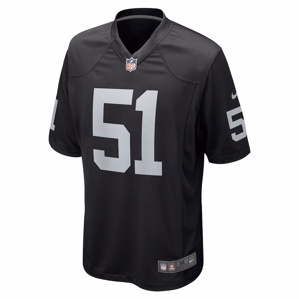 Malcolm Koonce Las Vegas Raiders Nike Game Jersey - Black - PersonalJerseys