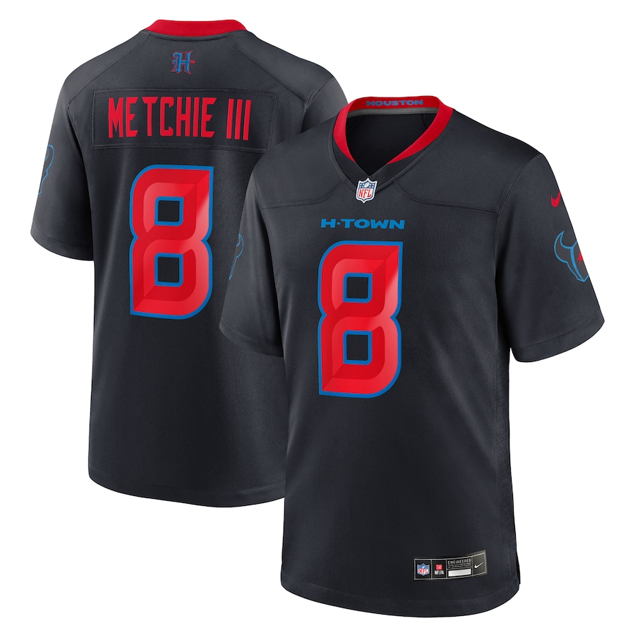 John Metchie Iii Houston Texans Nike 2Nd Alternate Game Jersey - Navy - PersonalJerseys