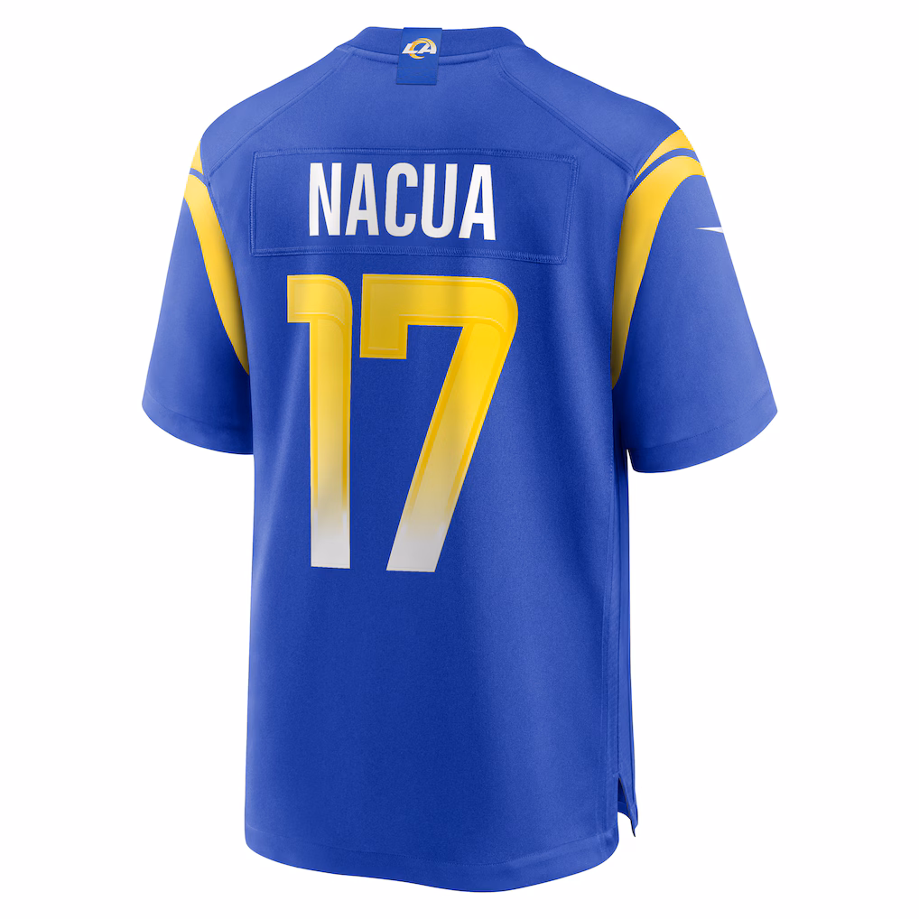 Puka Nacua Los Angeles Rams Nike Home Game Jersey - Royal - PersonalJerseys