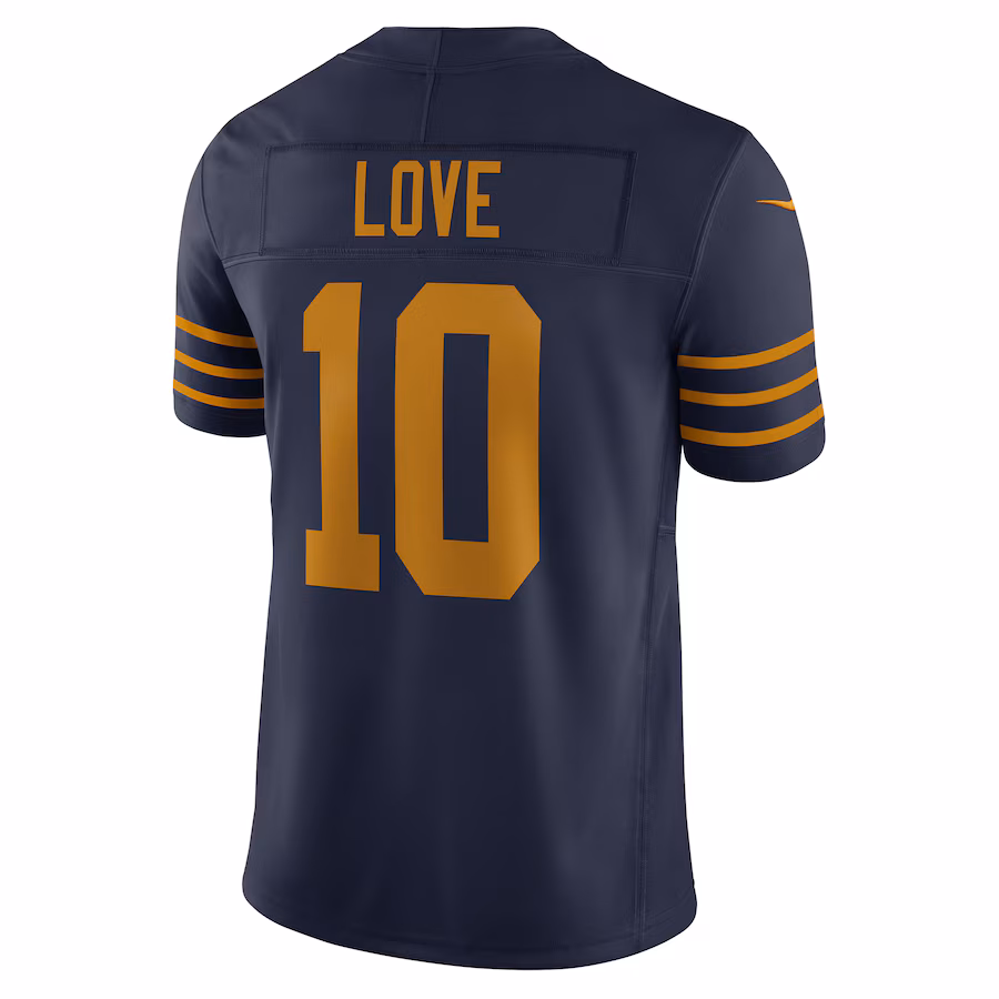 Jordan Love Green Bay Packers Nike The 1923 Classic Vapor F.U.S.E. Limited Jersey - Navy - PersonalJerseys