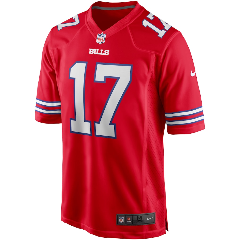 Josh Allen Buffalo Bills Nike Alternate Game Player Jersey - Red - PersonalJerseys