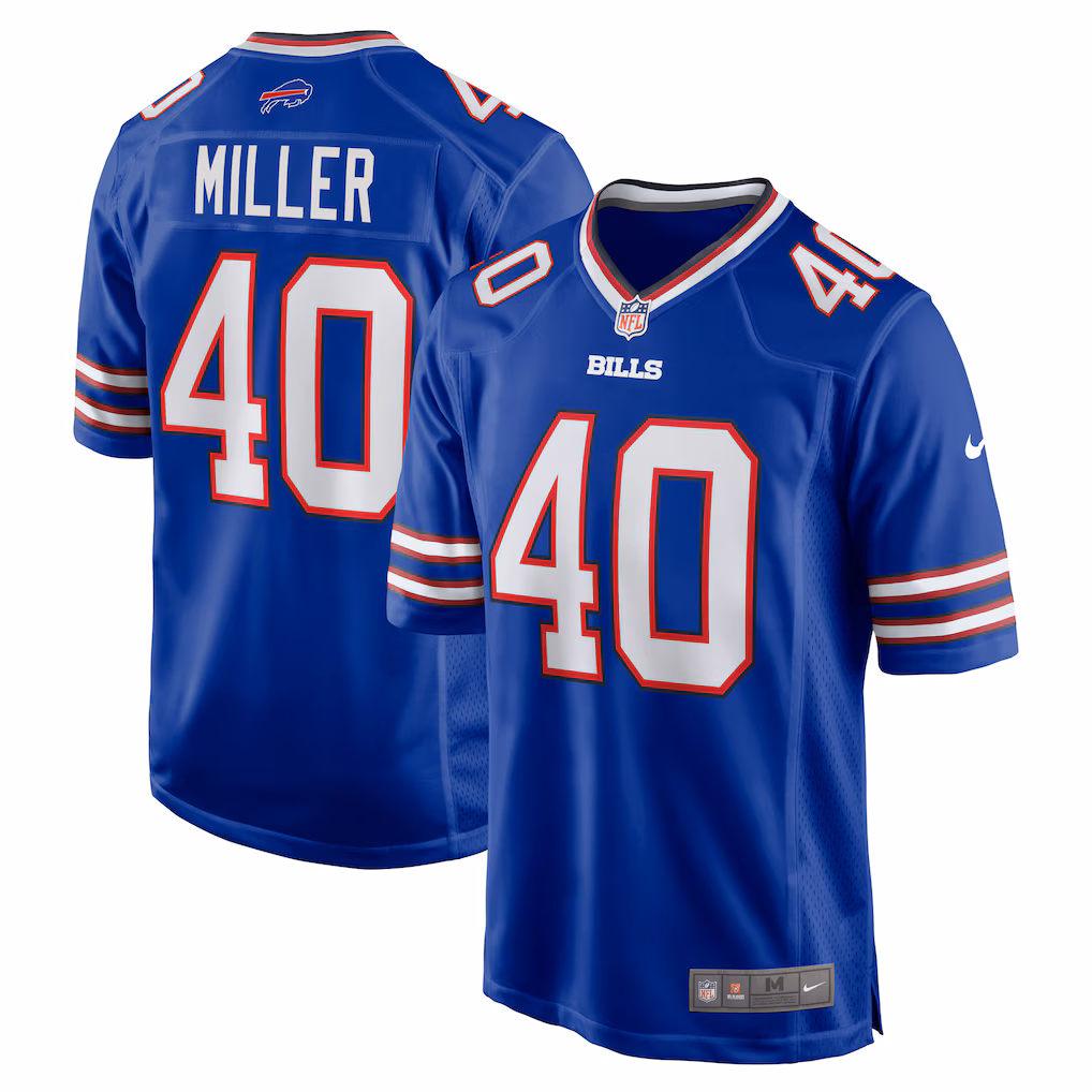 Von Miller Buffalo Bills Nike Game Jersey - Royal - PersonalJerseys