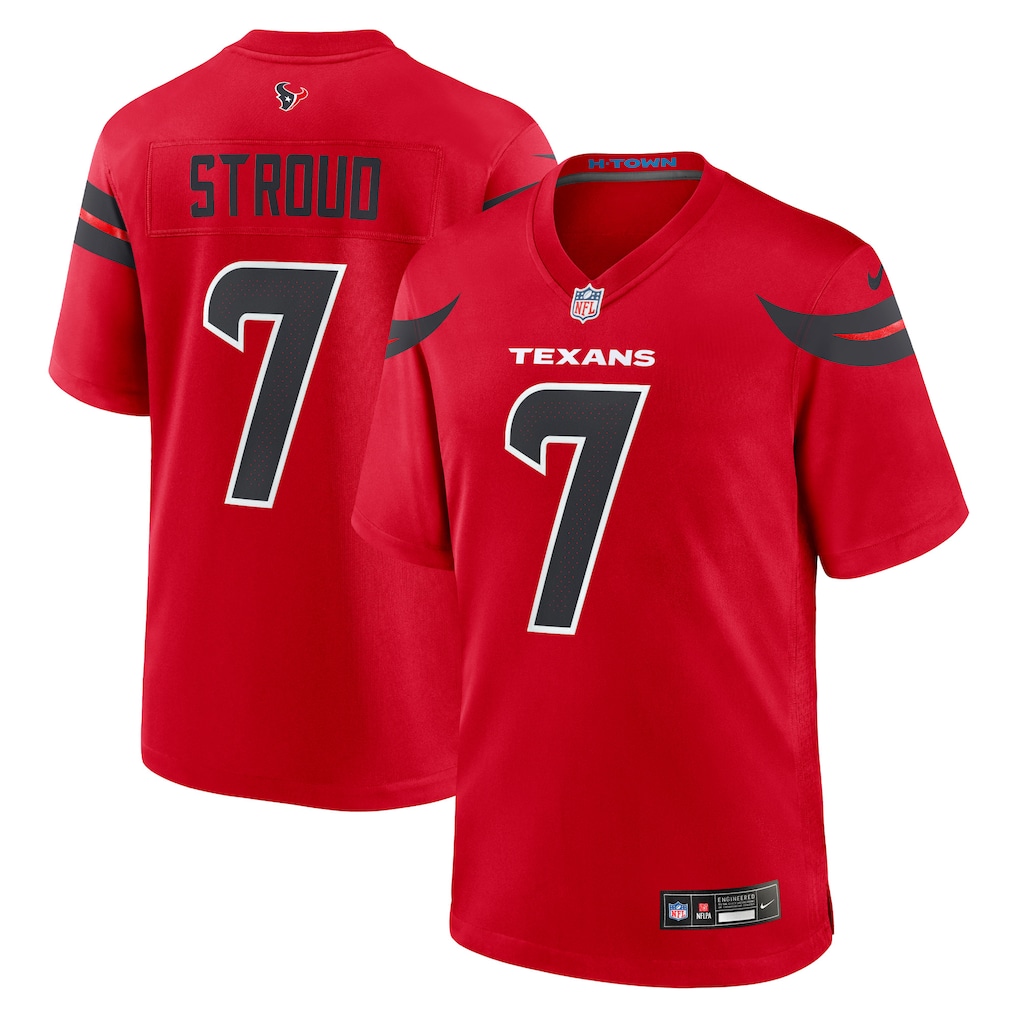 C.J. Stroud Houston Texans Nike Alternate Game Jersey - Red - PersonalJerseys