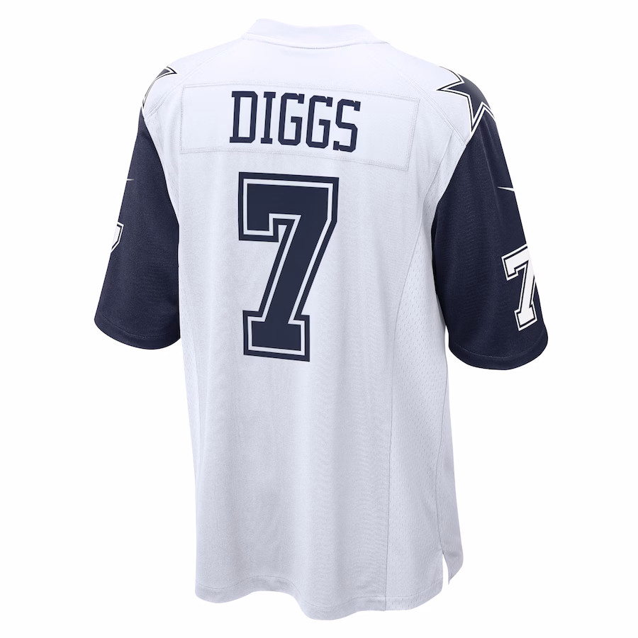 Trevon Diggs Dallas Cowboys Nike Alternate Game Team Jersey - White - PersonalJerseys