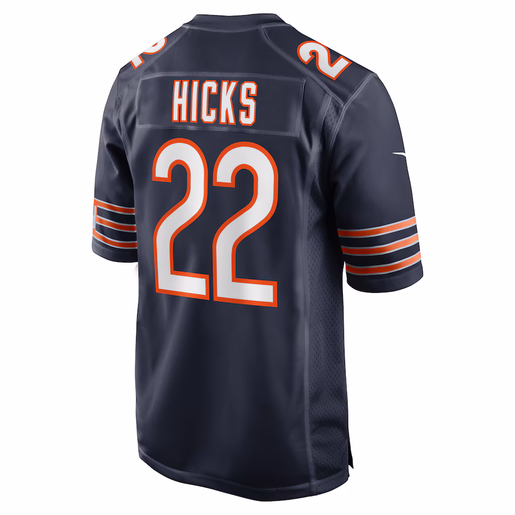Elijah Hicks Chicago Bears Nike Team Game Jersey - Navy - PersonalJerseys
