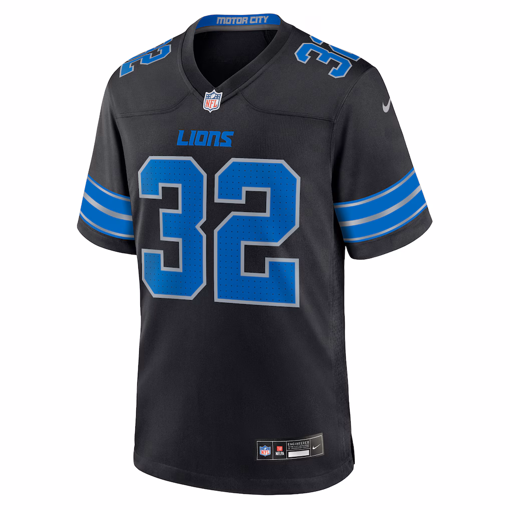 Brian Branch Detroit Lions Nike Alternate Game Jersey - Black - PersonalJerseys