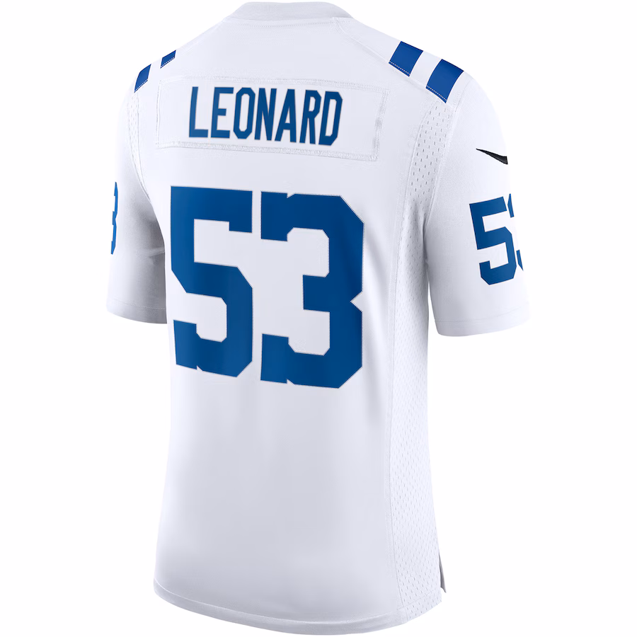 Shaquille Leonard Indianapolis Colts Nike Vapor Limited Jersey - White - PersonalJerseys