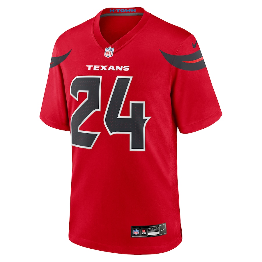 Derek Stingley Jr. Houston Texans Nike Alternate Game Jersey - Red - PersonalJerseys