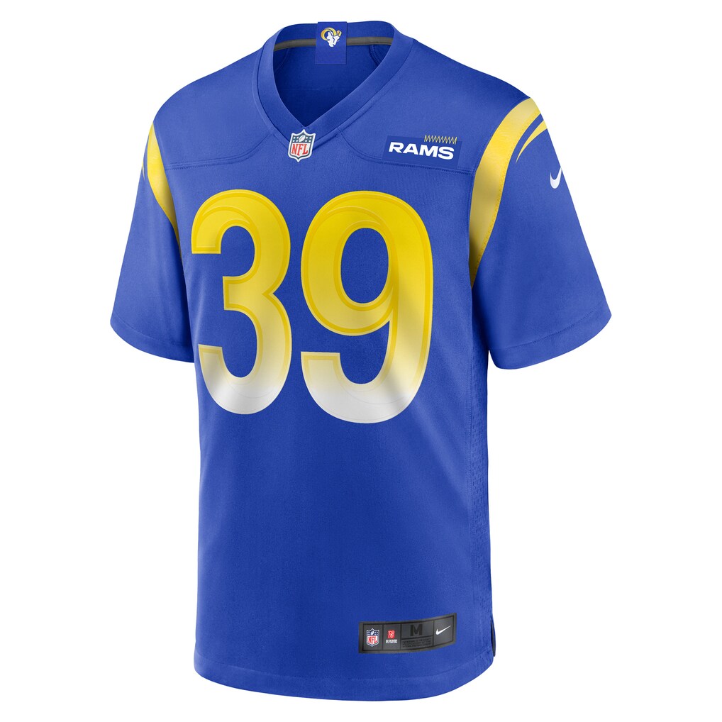 Jaylen Mccollough Los Angeles Rams Nike Game Jersey - Royal - PersonalJerseys