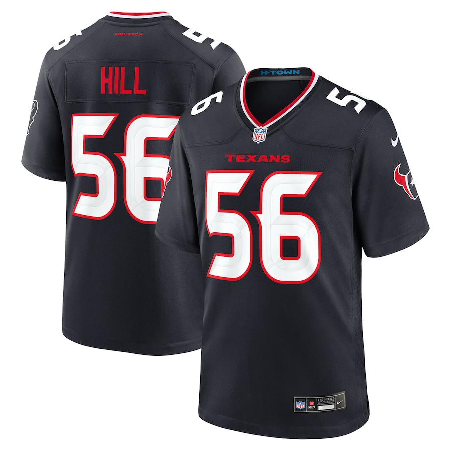 Jamal Hill Houston Texans Nike Team Game Jersey - Navy - PersonalJerseys