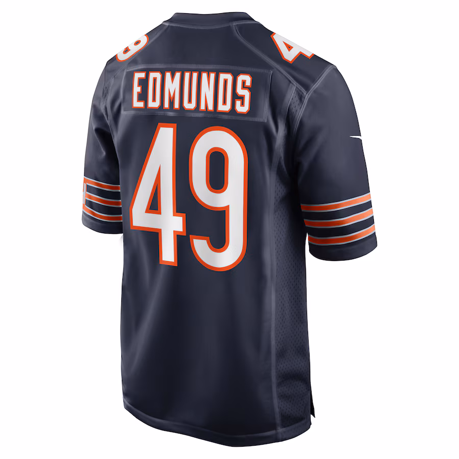 Tremaine Edmunds Chicago Bears Nike Game Player Jersey - Navy - PersonalJerseys
