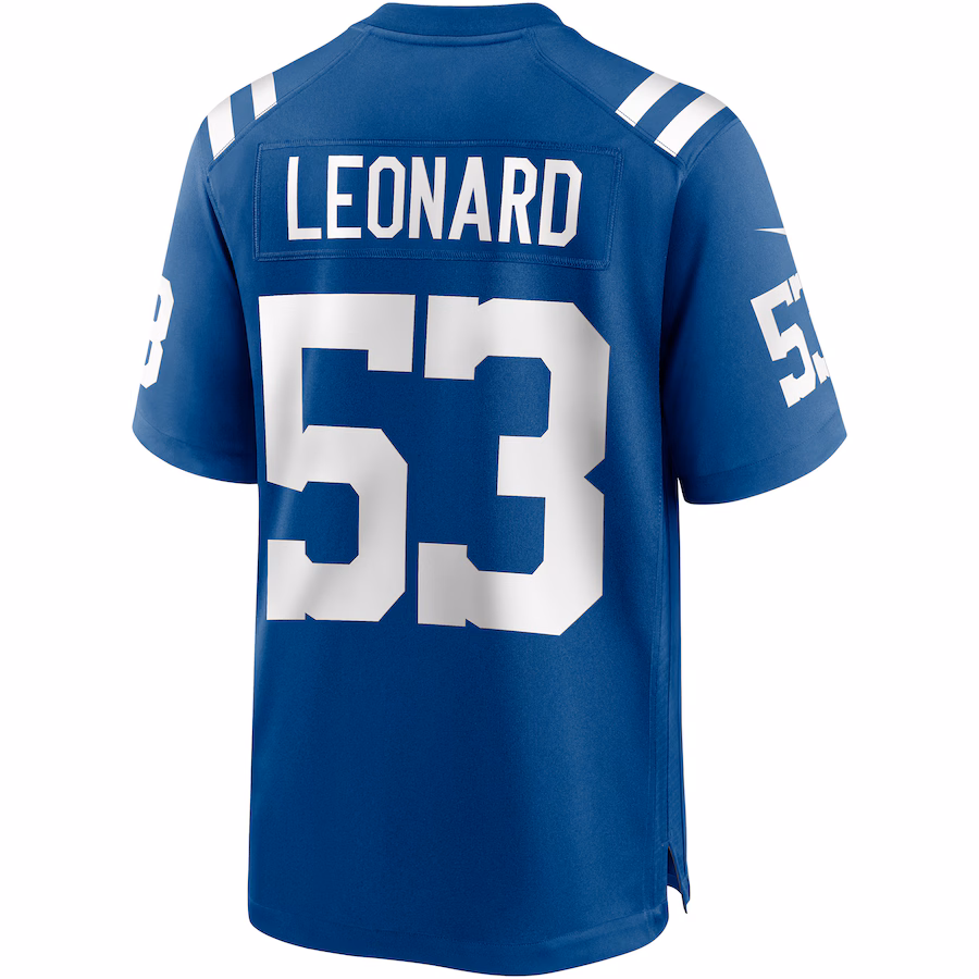 Shaquille Leonard Indianapolis Colts Nike Game Player Jersey - Royal - PersonalJerseys