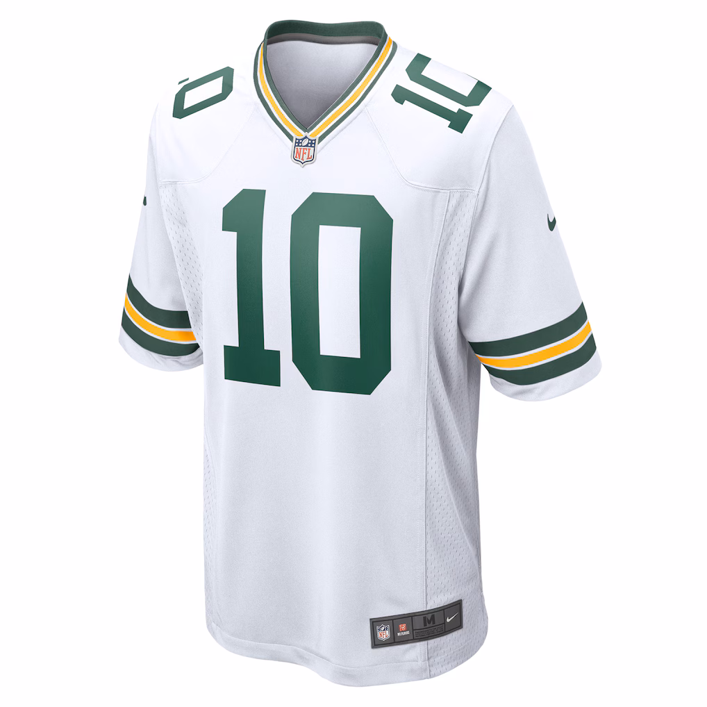 Jordan Love Green Bay Packers Nike Game Jersey - White - PersonalJerseys