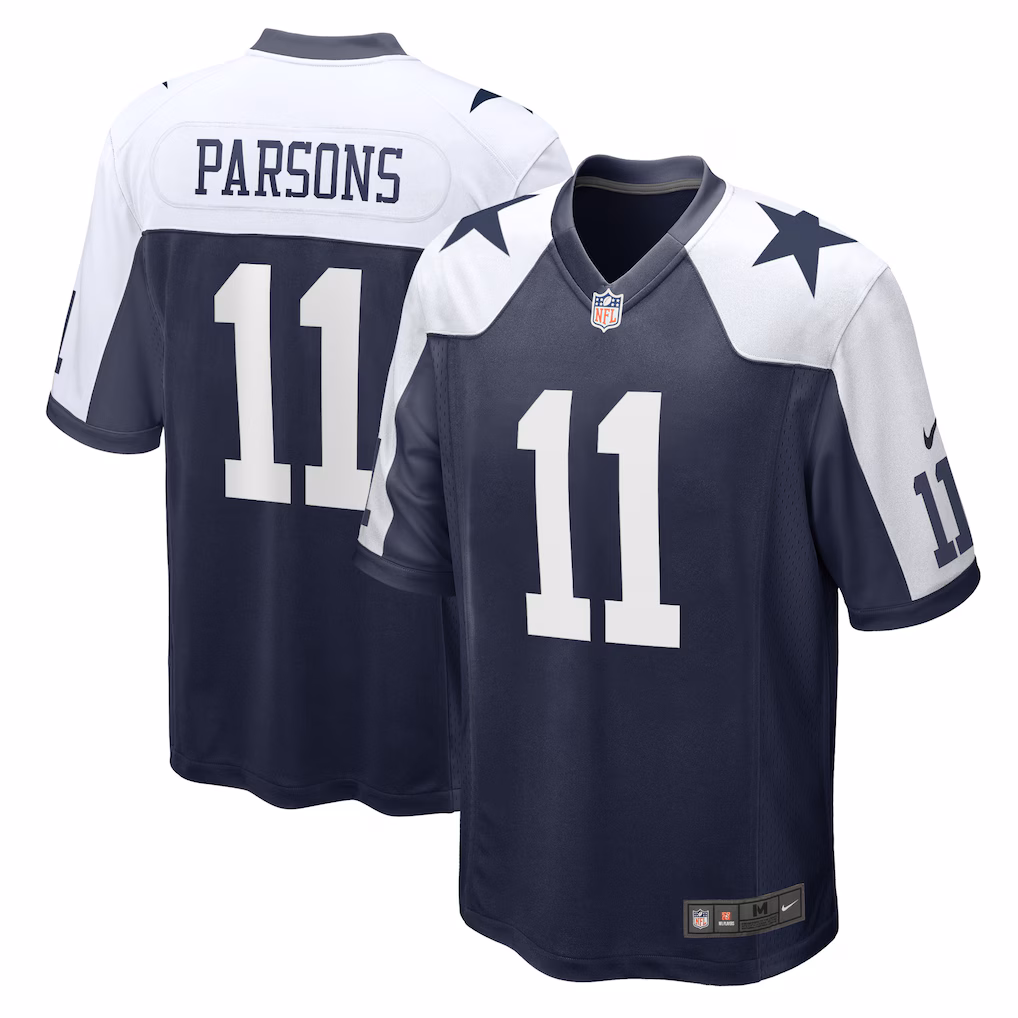 Micah Parsons Dallas Cowboys Nike Alternate Game Team Jersey - Navy - PersonalJerseys