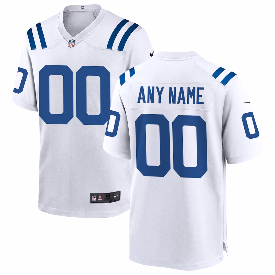 Indianapolis Colts Nike Custom Game Jersey - White - PersonalJerseys