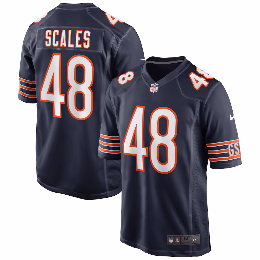 Patrick Scales Chicago Bears Nike Game Jersey - Navy - PersonalJerseys