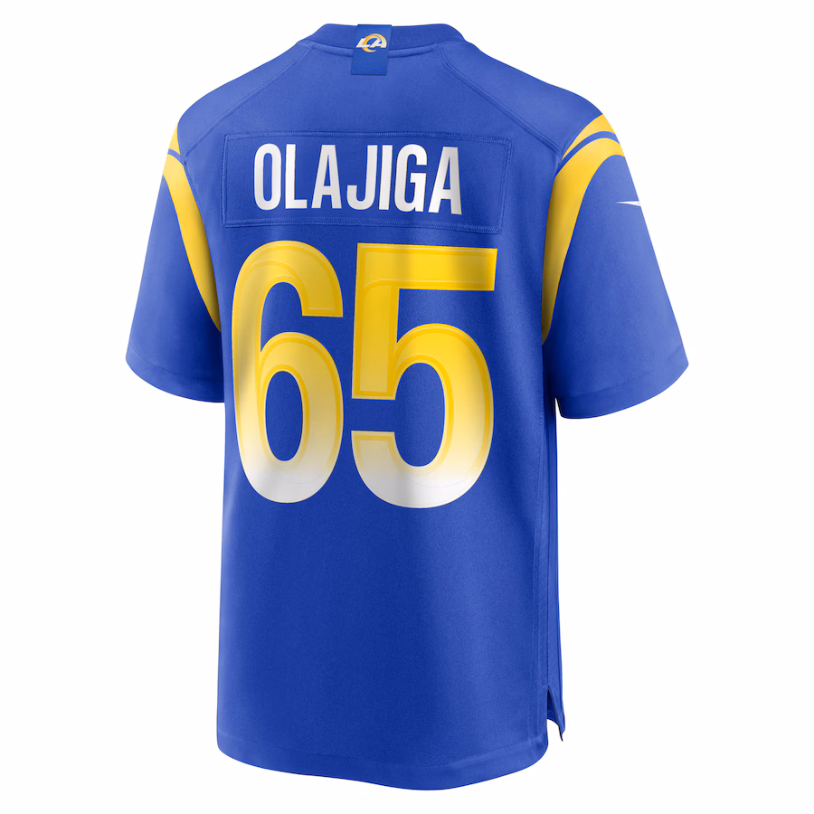 David Olajiga Los Angeles Rams Nike Game Jersey - Royal - PersonalJerseys