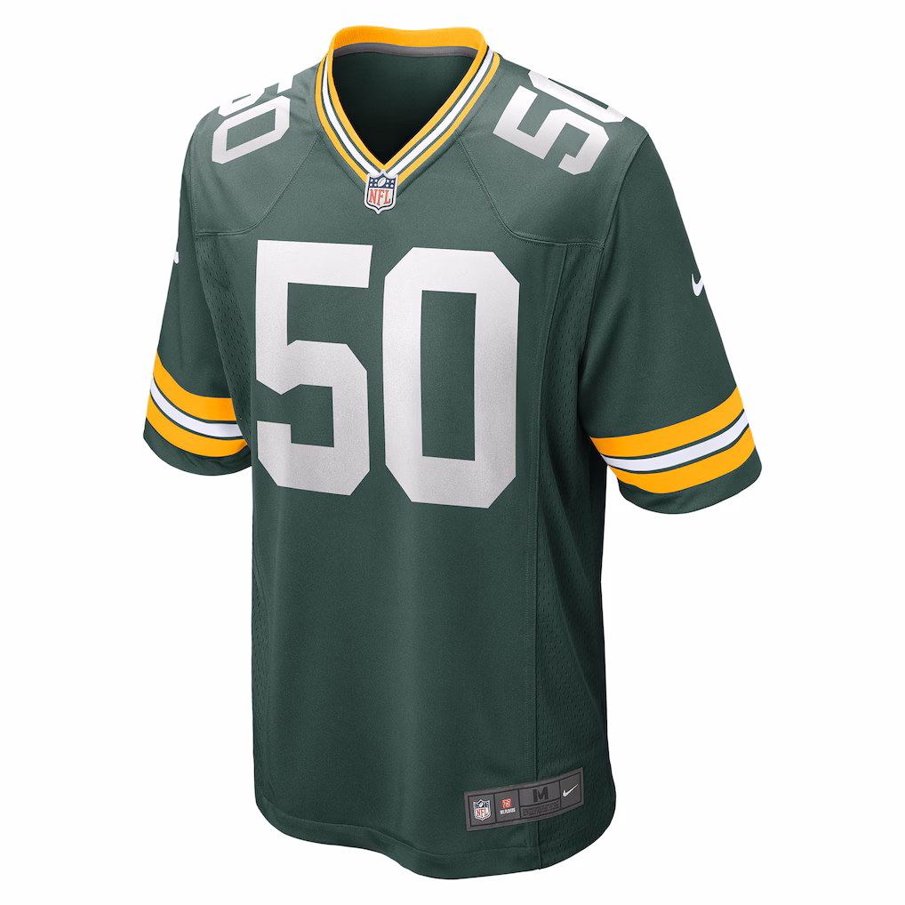 Zach Tom Green Bay Packers Nike Game Player Jersey - Green - PersonalJerseys