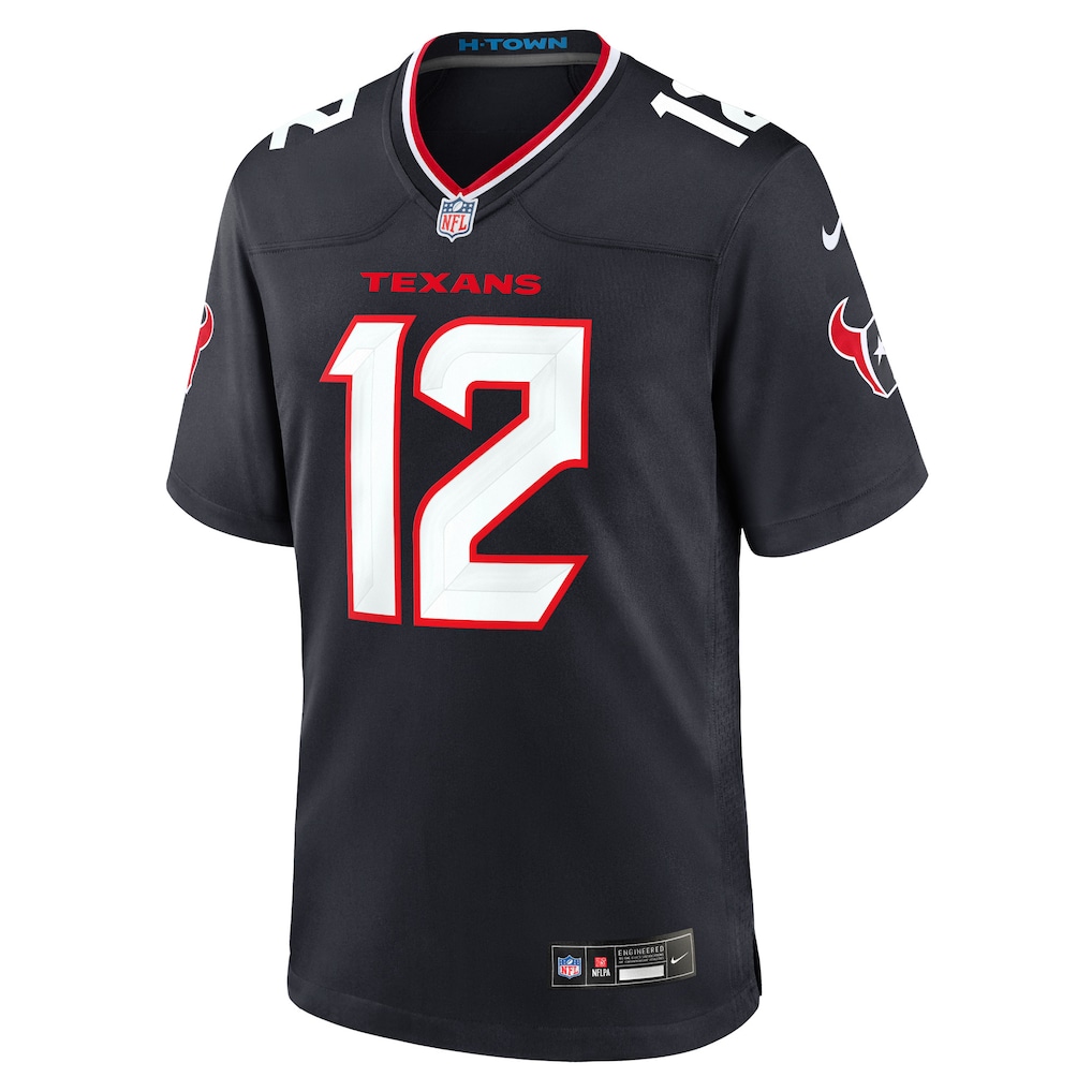 Nico Collins Houston Texans Nike Game Jersey - Navy - PersonalJerseys