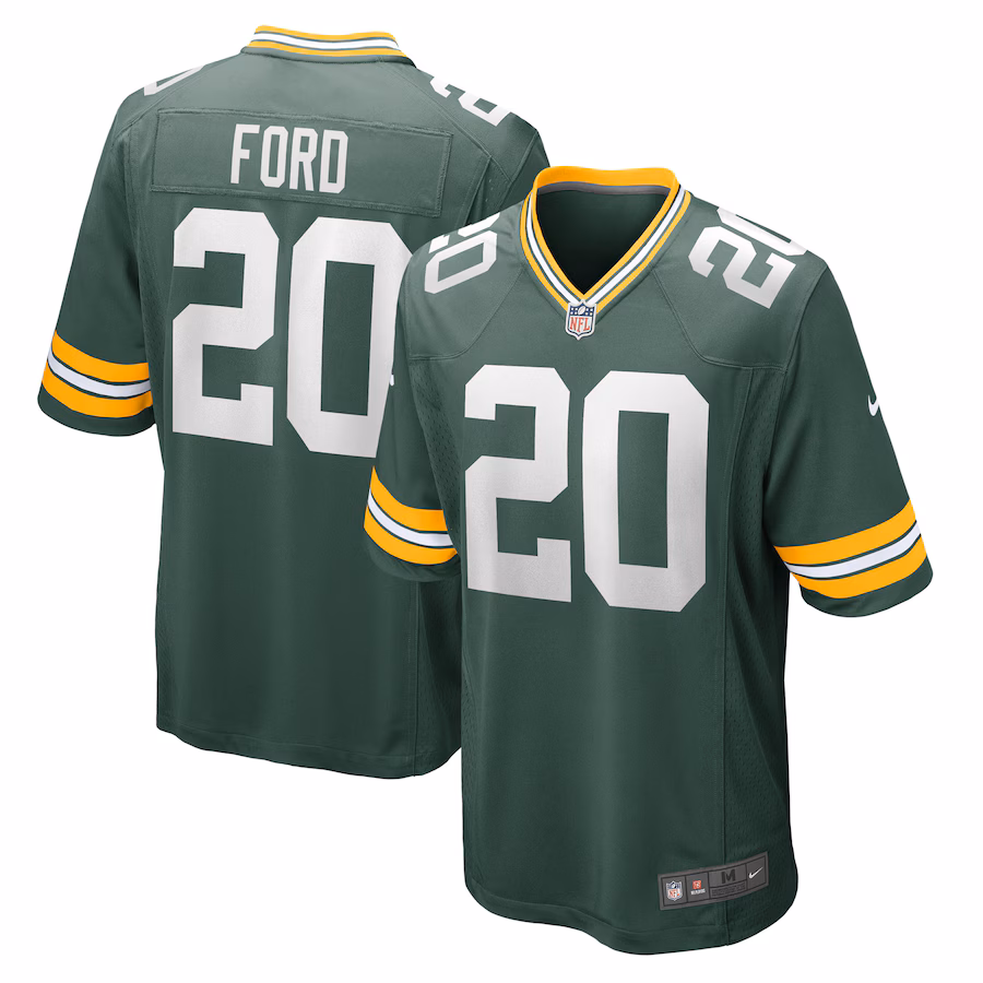 Rudy Ford Green Bay Packers Nike Game Player Jersey - Green - PersonalJerseys