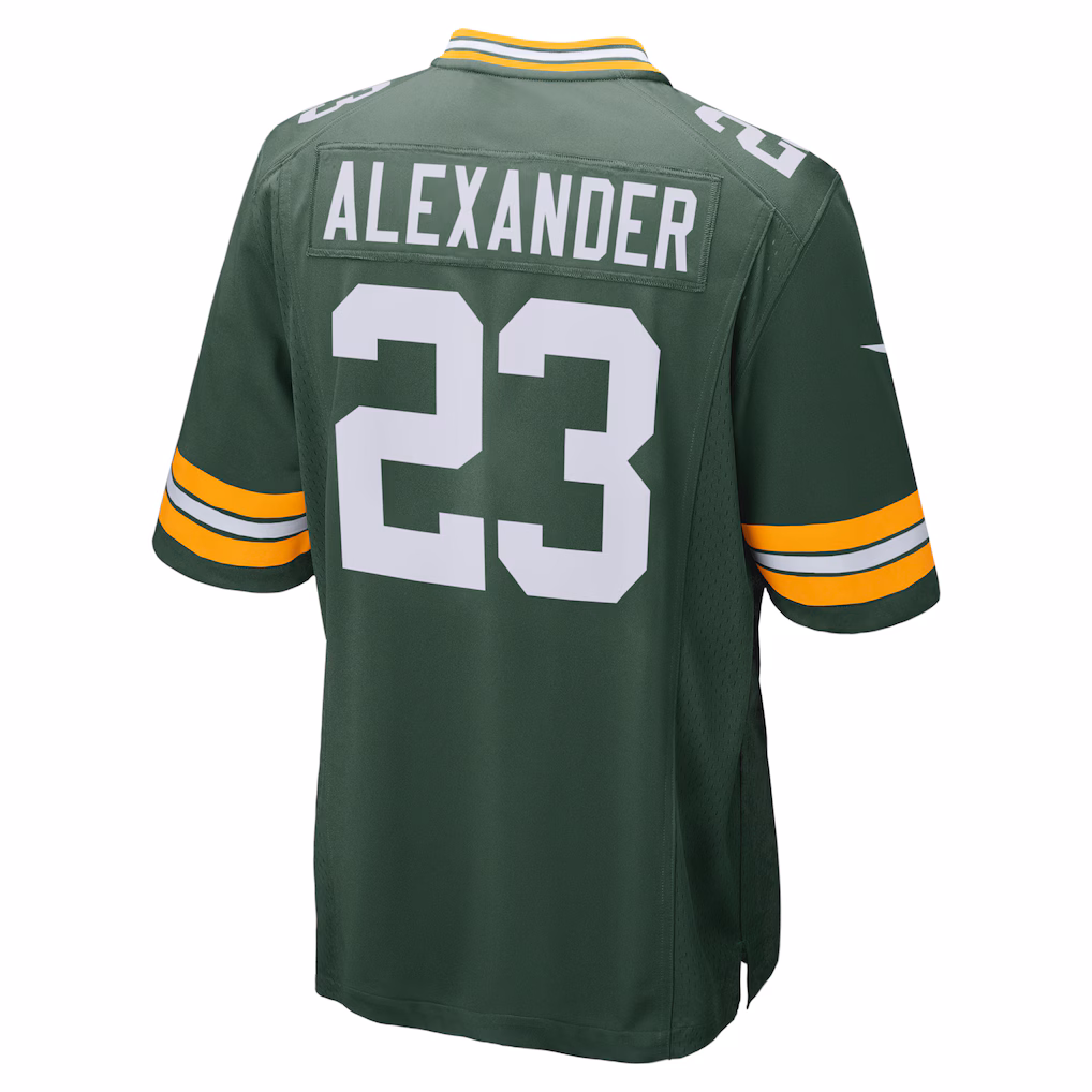 Jaire Alexander Green Bay Packers Nike Game Team Jersey - Green - PersonalJerseys