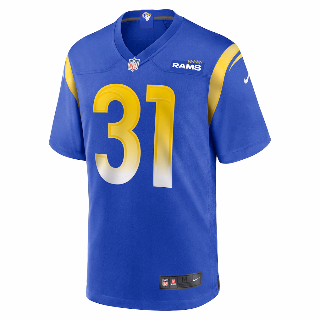 Nick Hampton Los Angeles Rams Nike Home Game Jersey - Royal - PersonalJerseys