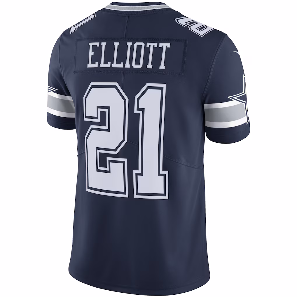 Ezekiel Elliott Dallas Cowboys Nike Vapor Limited Jersey - Navy - PersonalJerseys