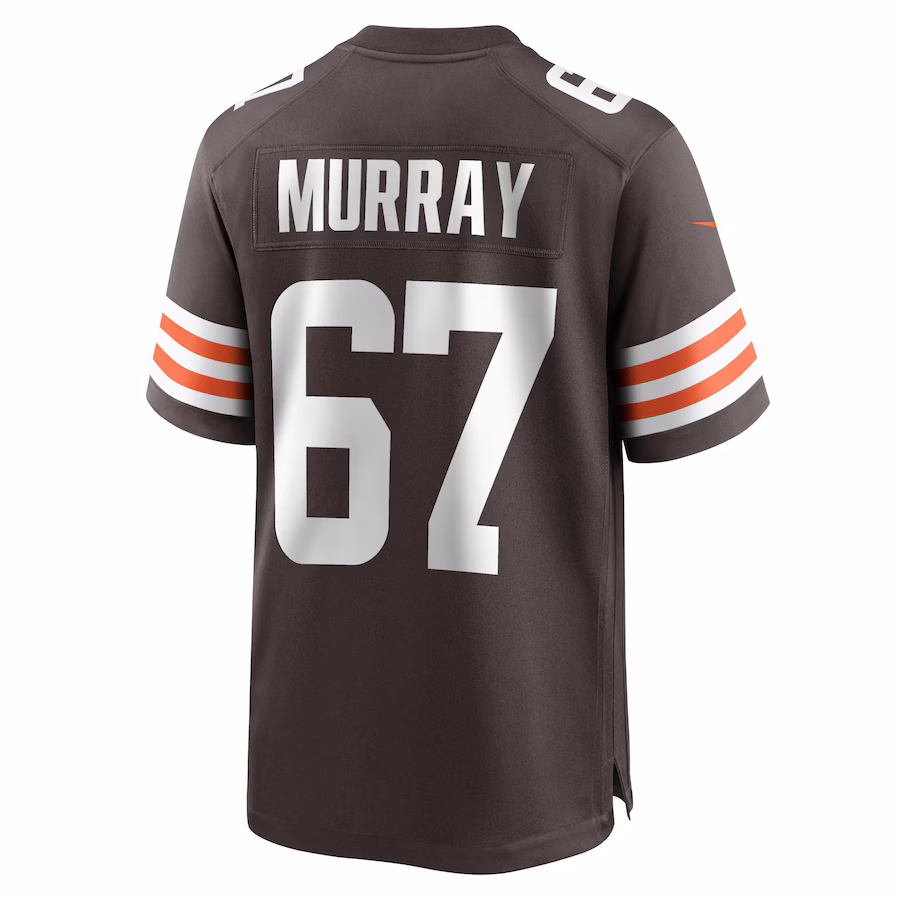 Justin Murray Cleveland Browns Nike Team Game Jersey - Brown - PersonalJerseys
