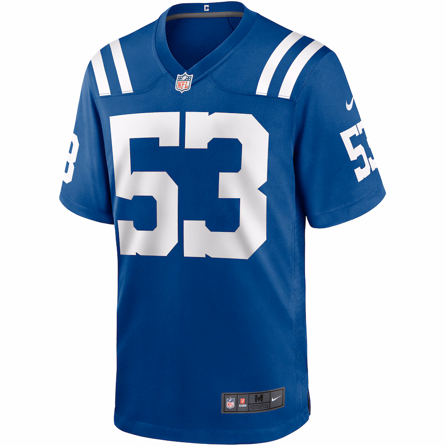 Shaquille Leonard Indianapolis Colts Nike Game Player Jersey - Royal - PersonalJerseys