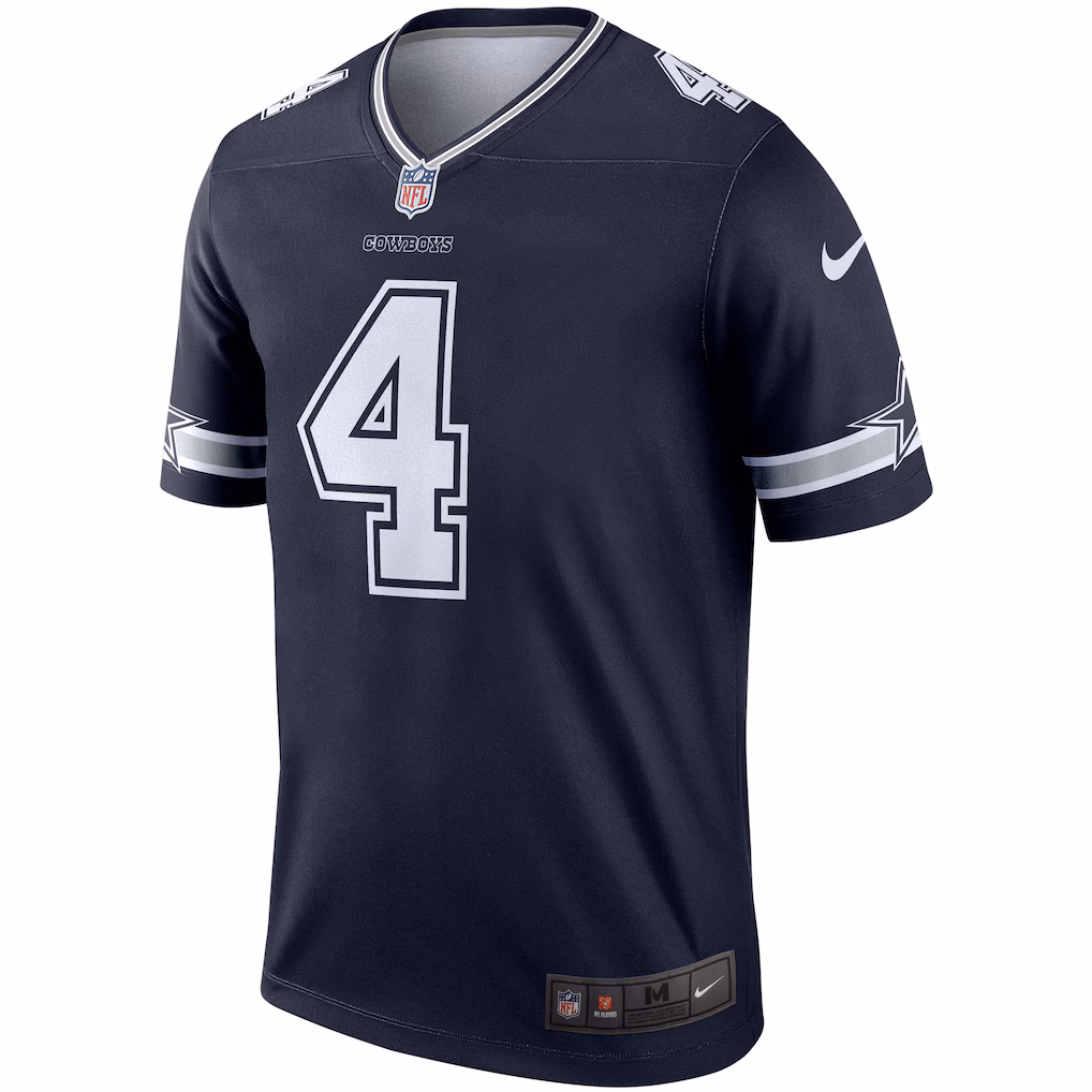 Dak Prescott Dallas Cowboys Nike Legend Player Performance Top - Navy - PersonalJerseys