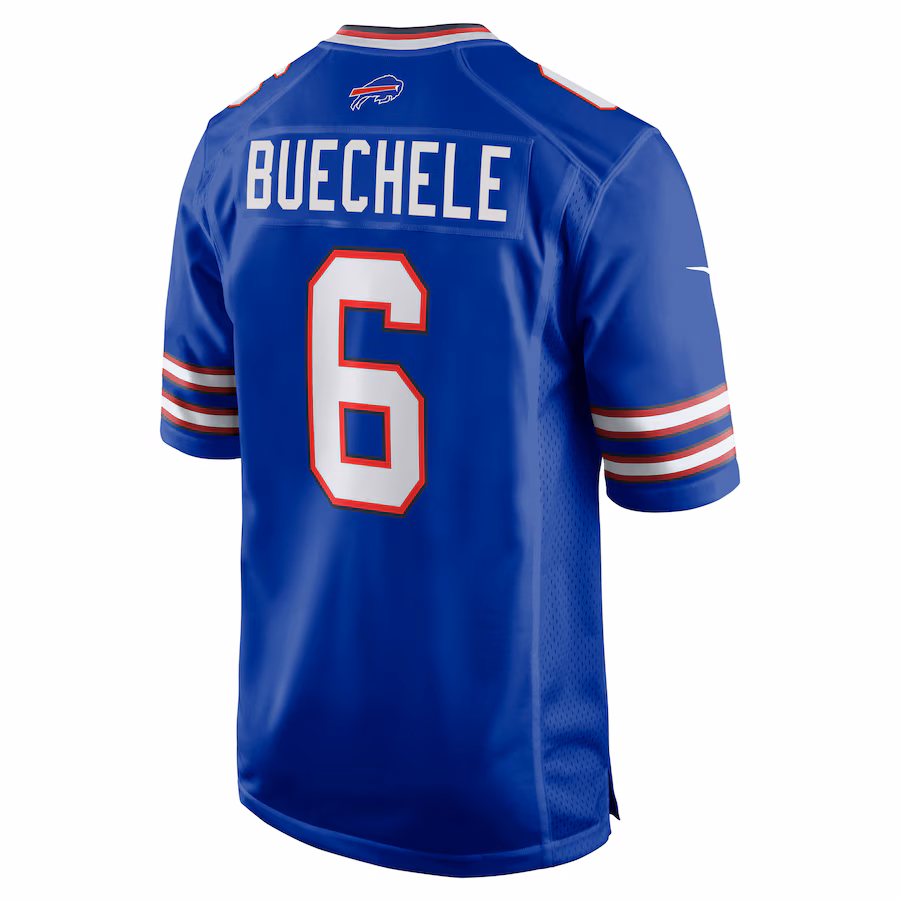 Shane Buechele Buffalo Bills Nike Team Game Jersey - Royal - PersonalJerseys