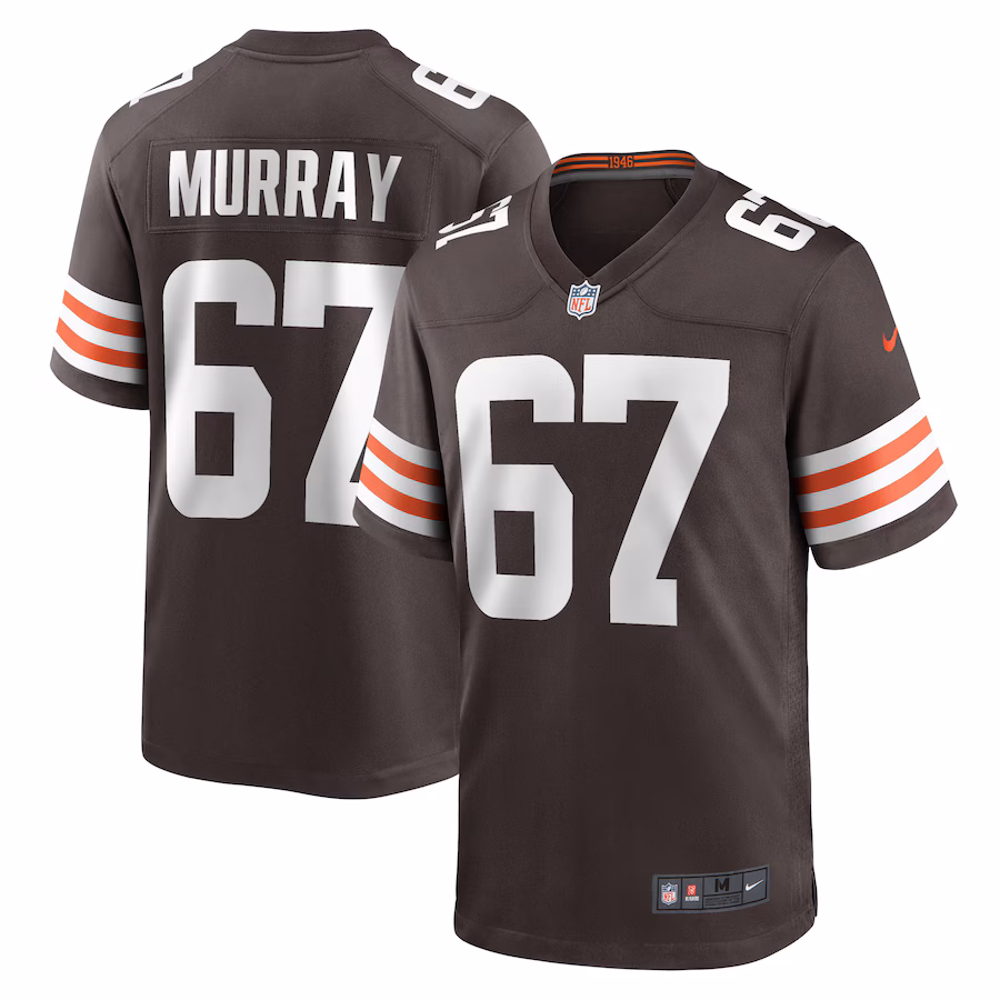 Justin Murray Cleveland Browns Nike Team Game Jersey - Brown - PersonalJerseys