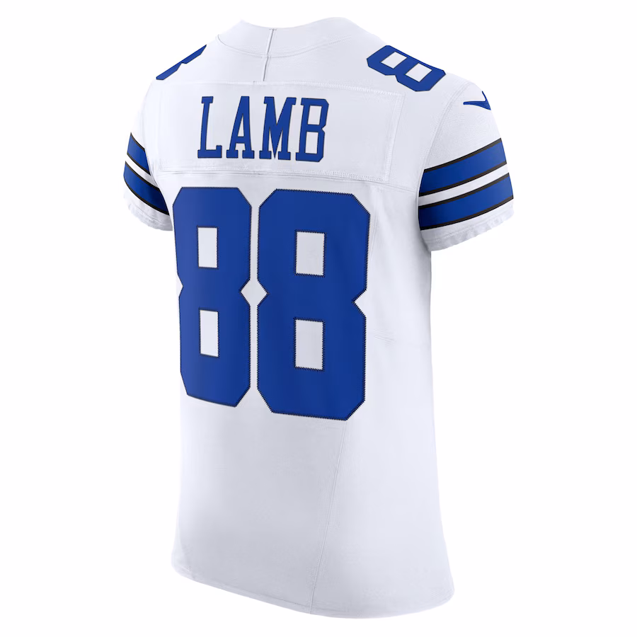 Ceedee Lamb Dallas Cowboys Nike Vapor F.U.S.E. Elite Jersey - White - PersonalJerseys