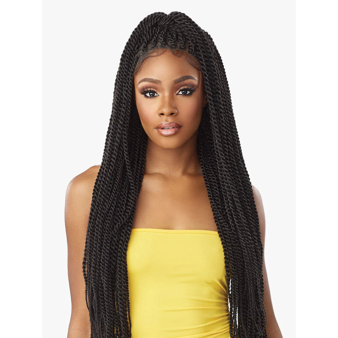 Sensationnel Cloud 9 Hand-Braided Synthetic HD Full Lace Front Wig - Senegal Twist 36