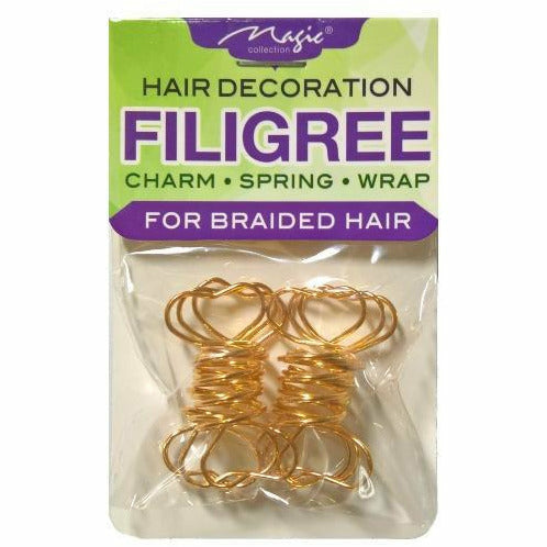 Magic Collection Filigree Heart Spring, Gold #FILISPR02GOL