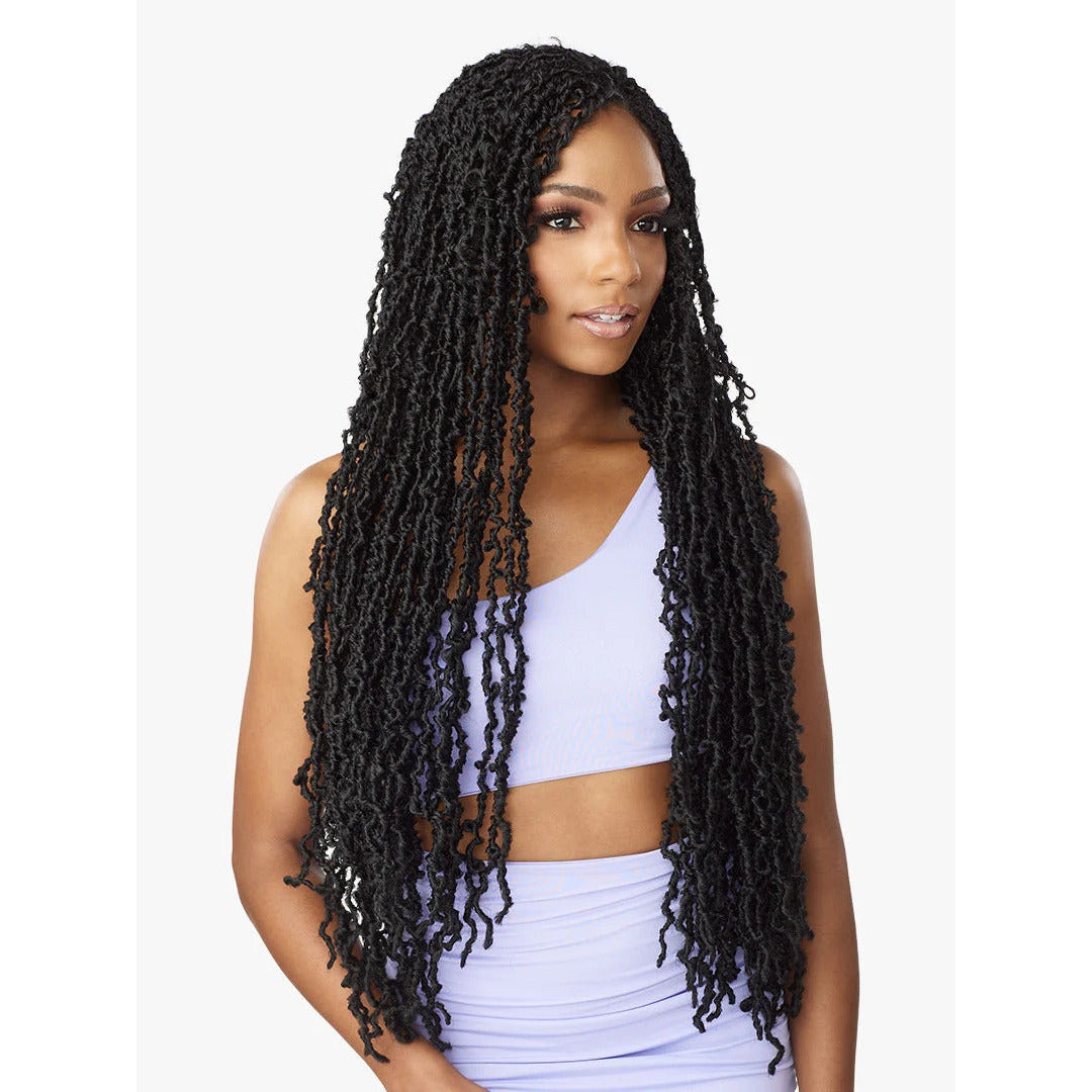 Sensationnel Lulutress Synthetic Pre-Looped Crochet Braids - 3X Twisted Distressed Locs 26