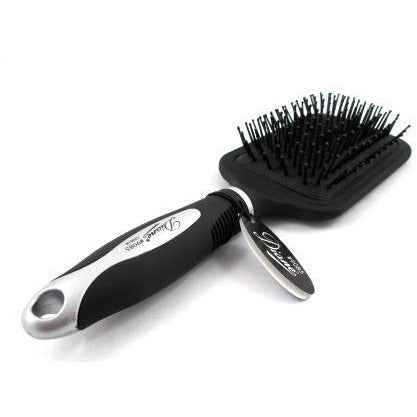 Diane Black & Silver Paddle Brush #D9085